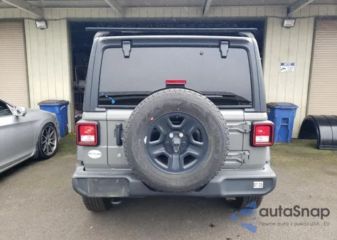 2021 Jeep Wrangler Sport из США, поврежденный, VIN 1C4GJXAG1MW801006